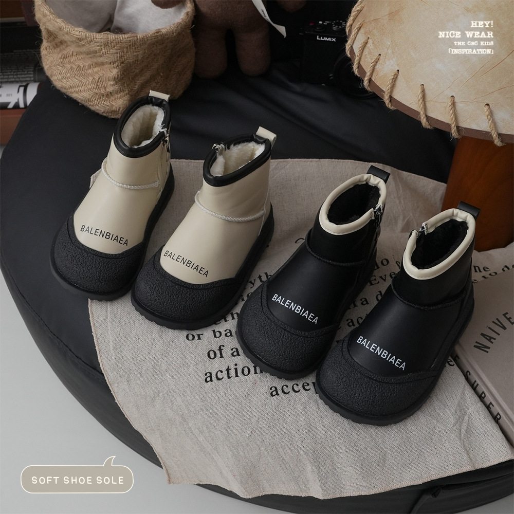 Picture of Xshx『Retro Paris』Children's Birkenstock-Style High-Top Snow Boots, Stable, Anti-Kick, Water-Resistant 249031