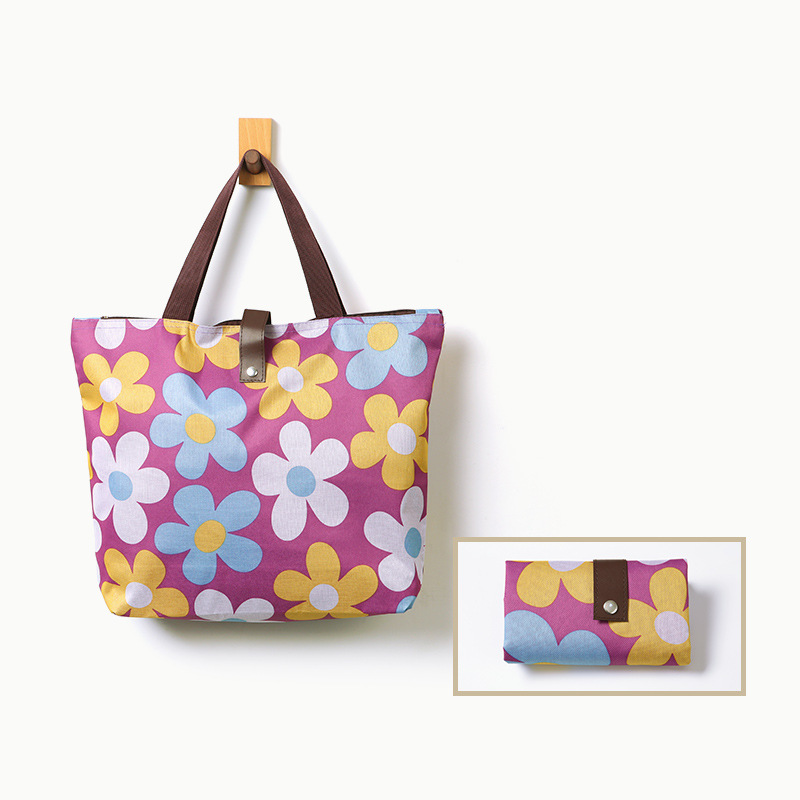 Picture of Oxford Cloth Foldableing Shopping Bag Satchel Shopping Bag Satchel Advertising Environmentally Friendly Foldableable Grocery Shopping Bag Customization