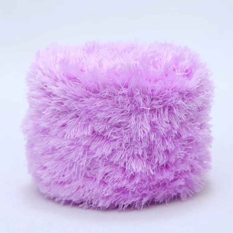 Picture of Crystal Coral Velvet Thick Thread Imitation Fur Scarf Hat Baby Baby Thread Hand-Knitted Wool Ball