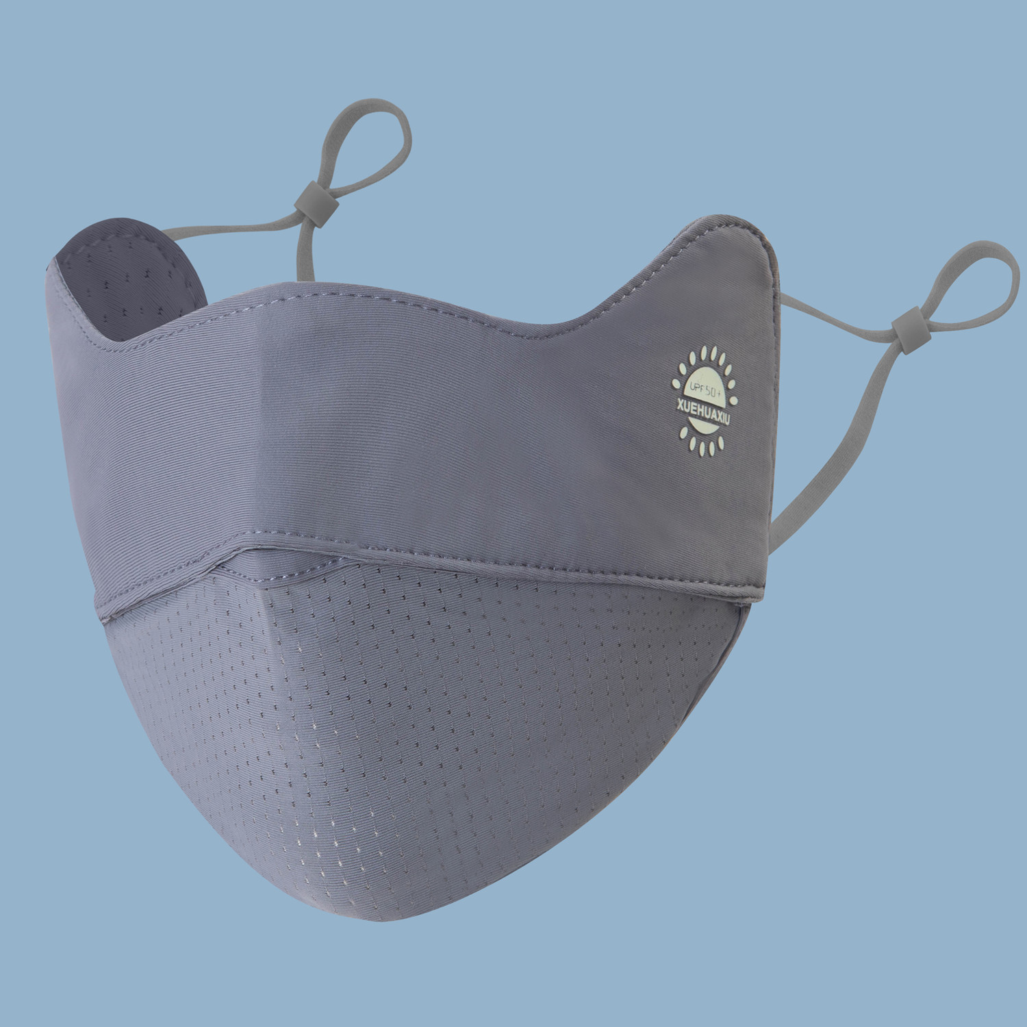 Picture of 3d three-dimensional eye angle ice silk sunscreen mask women's anti-ultraviolet summer light breathable veil sunshade mask men