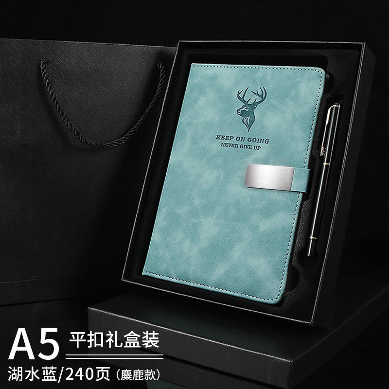 Picture of High-Looking A5 Notebook Imitation Leather Hand Ledger Thickeneded Conference B5 Simple Business Notepad Custom Logo