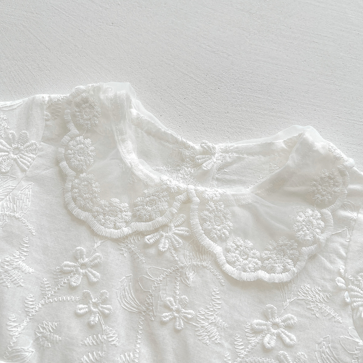 Picture of Ins Baby Summer New Baby Girl Lace Embroidered Princess Dress Cute Girl One Month Old Clothing Cross-Border