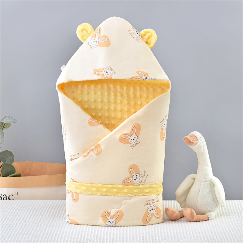 Year of the Dragon Baby Newborn Baby Autumn and Winter Thickened Pacifying Bean Velvet Cushion Spring and Autumn Plus Thin Cotton Newborn Baby's Package