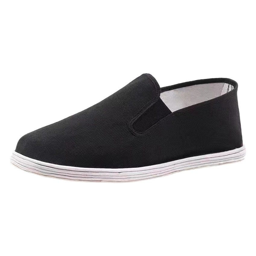 Old Beijing Handmade Slip-on Home Casual Shoes Thick Shoes Pure Cloth Soles Men's Shoes Cloth Shoes Cloth Shoes Soft Soles