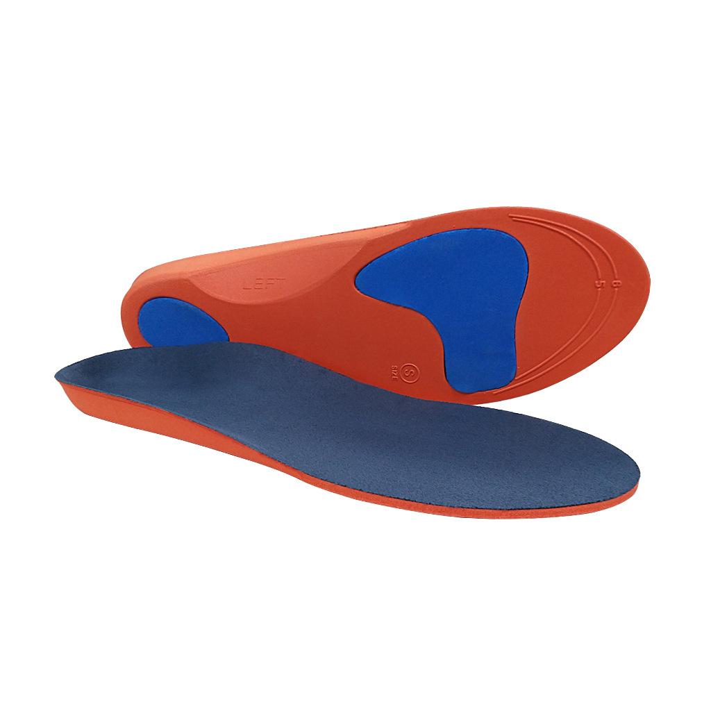 EVA foam sports shock absorption pad orthopedic shoes flat foot orthopedic arch support XO type leg inside and outside eight insole