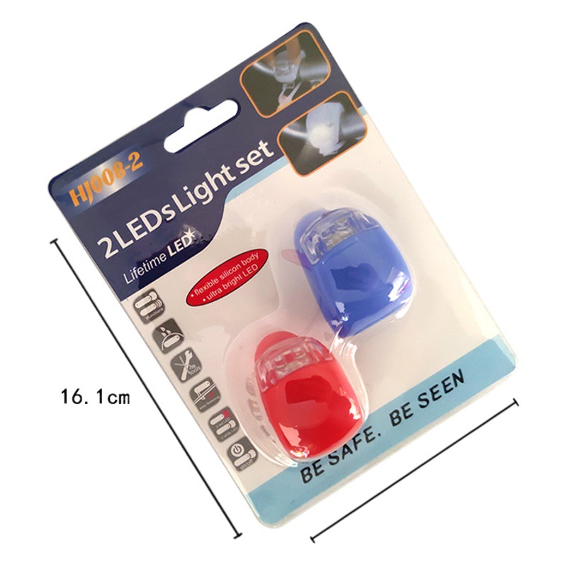 Factory wholesale bicycle frog light LED night travel warning light outdoor riding light bicycle taillight equipment accessories