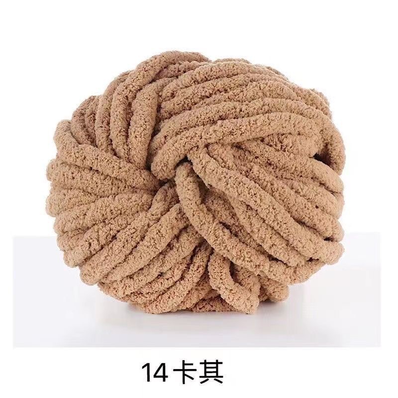 Picture of Extra Thick Ice Stick Cat Tail Thread Wholesale Sausage Wool Handmade DIY Cushion Blanket Cat Nest Big Tree Sweater Decoration