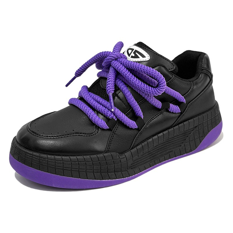 Niche Design Black Samurai Bread Shoes Men's Casual New National Fashion Brand Torre Shoes Skate Shoes Live Cross-border
