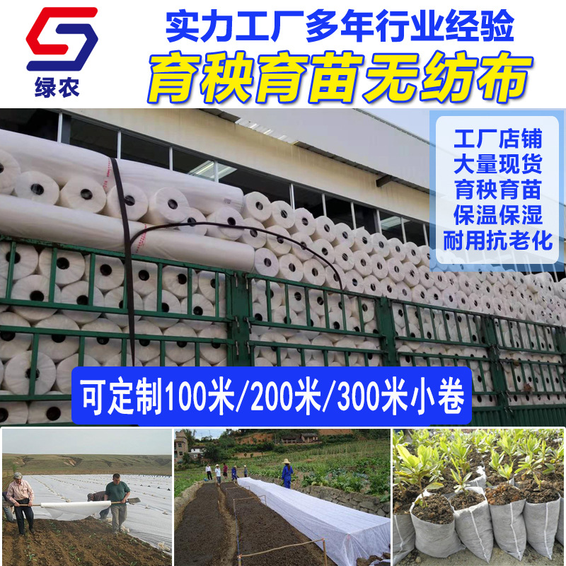 Factory Supply Agricultural Thermal Insulation Non-woven Fabric Water Permeable Breathable Moisturizing White Anti-aging Rice Seedling Non-woven Fabric