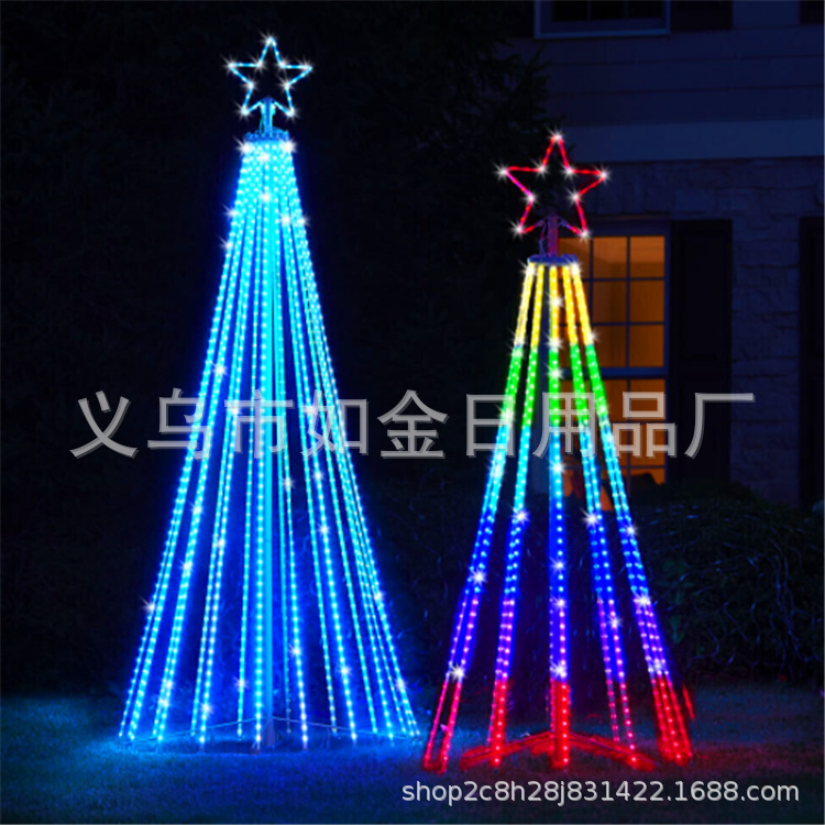 CHRISTMAS MULTICOLOR OUTDOOR TREE CHRISTMAS MULTICOLOR LED OUTDOOR CHRISTMAS TREE lights