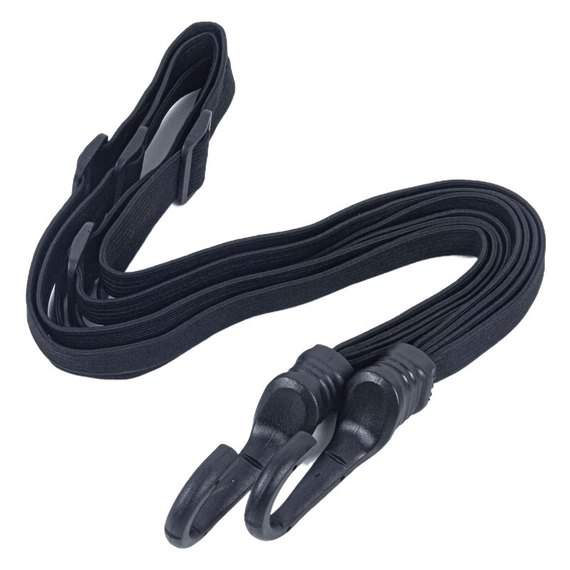 Wholesale high Elastic luggage binding rope beef tendon elastic rope with hook motorcycle helmet trunk fixing belt