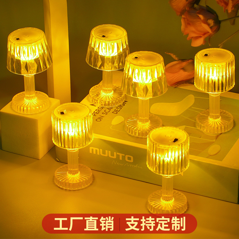 Wholesale creative small table lamp mini night light LED atmosphere lamp bedroom bedside restaurant decoration creative night light