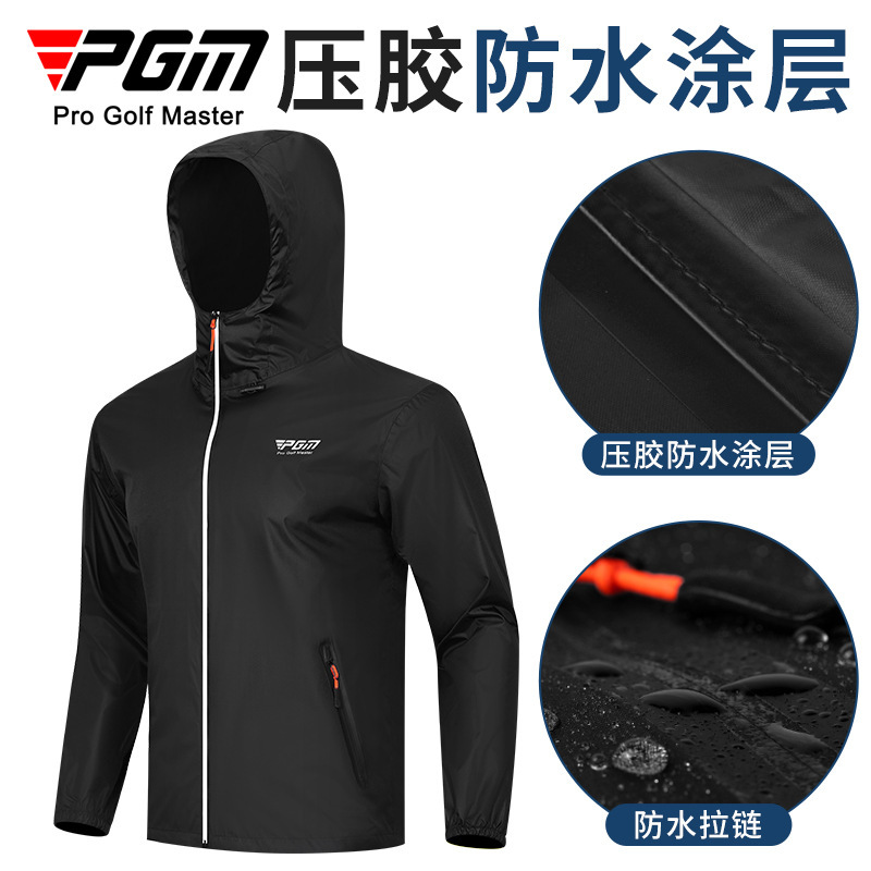 Picture of PGM Golf suit Men's Raincoat Rainproof Full Body Equipment Top Pants Set of Clothing