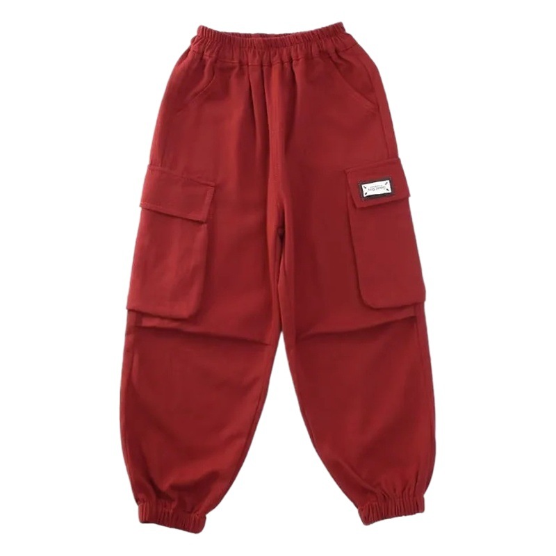 Girls Cargo Pants Summer Thin 2025 New Kidsren's Sports Anti-Mosquito Pants Girls Summer Wide-Leg Pants