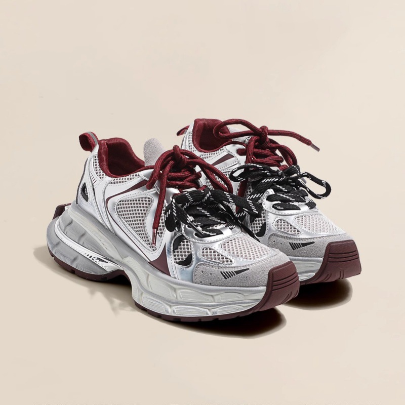 Gu Yun Skinny Thick-soled Torre Shoes Women's 2024 Autumn Mesh Breathable Students' Casual Sports Running Shoes