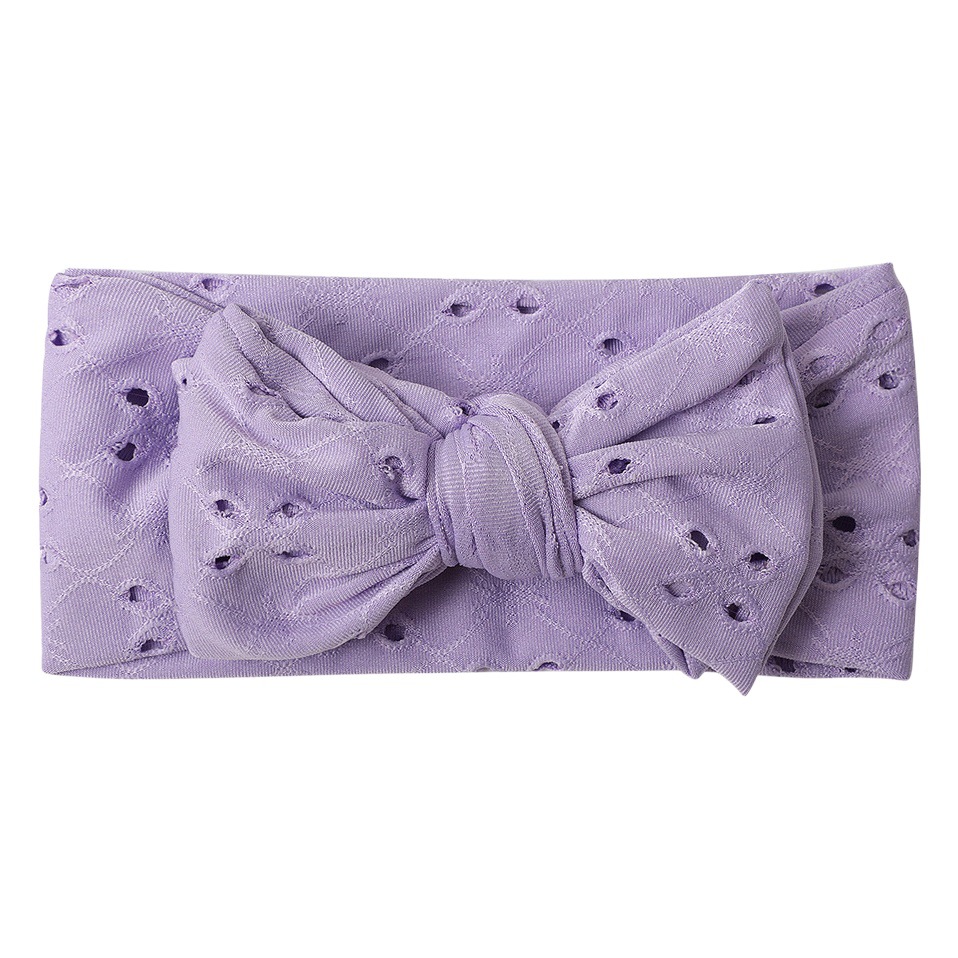Europe and the United States ins wind baby fontanelle hair band bow soft not strangulation mark wide side baby hollow headband wholesale