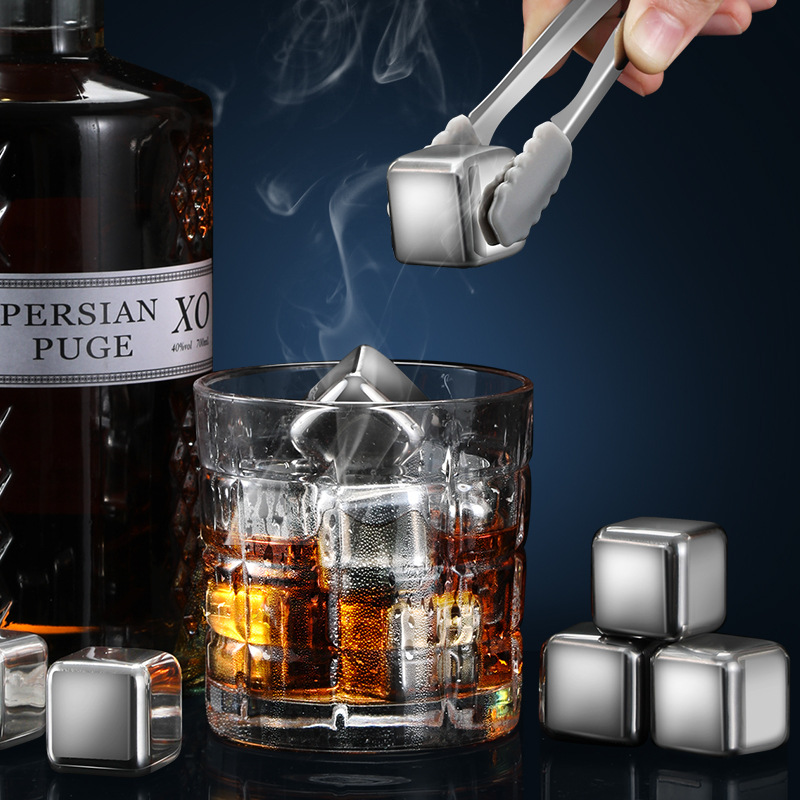 304 stainless steel ice wine stone metal wind ice whisky ice wine ice ice ice artifact can be printed logo