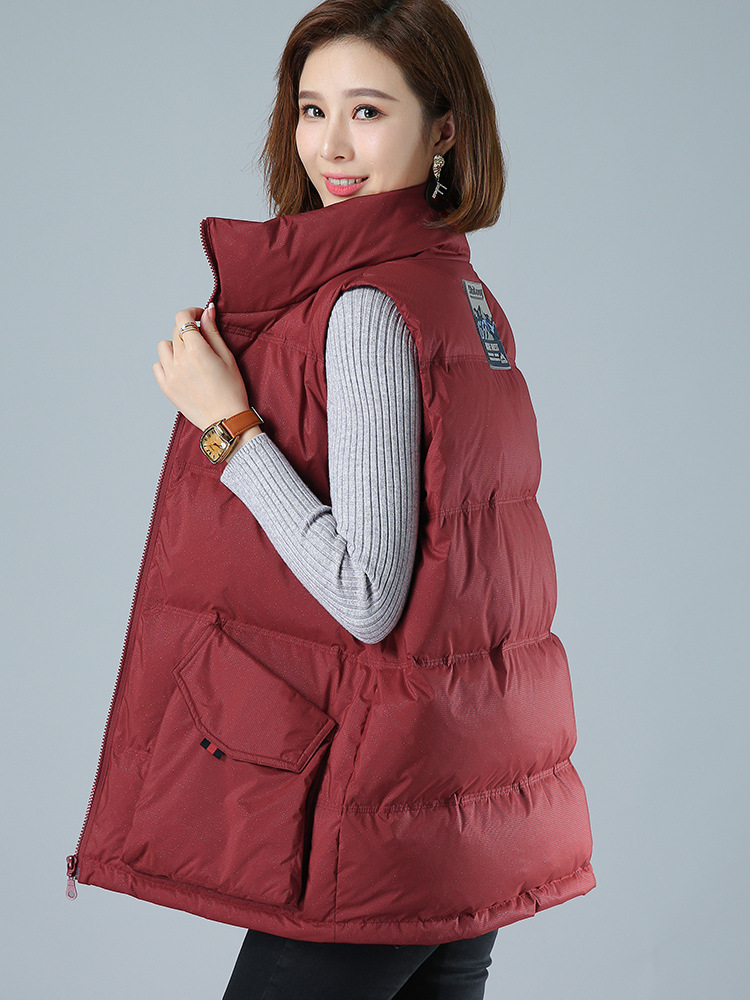 Picture of Best Selling plus size Loose Casual Down Jacket Vest Women's New Elegant All-match Middle-aged Lightweight Jacket