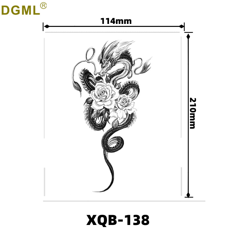 Picture of Children's cartoon flower arm sticker half arm full arm pink pig funny cross-border Henna creative color tattoo sticker wholesale