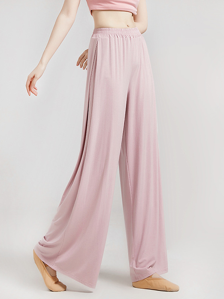 Picture of Modern Dance Loose Wide-Leg Pants Chinese Dance Classical Dance Body Professional Training Pants Women's Dance Practice Pants Long Pants
