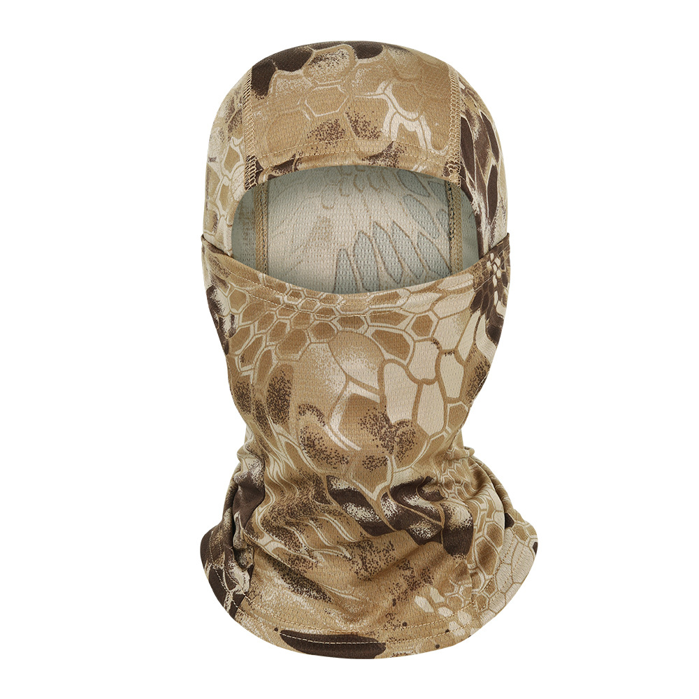 Picture of Outdoor Sports Dust-proof Sunscreen Riding Headgear Motorcycle Helmet Mask Summer Camouflage Balaclava Hat