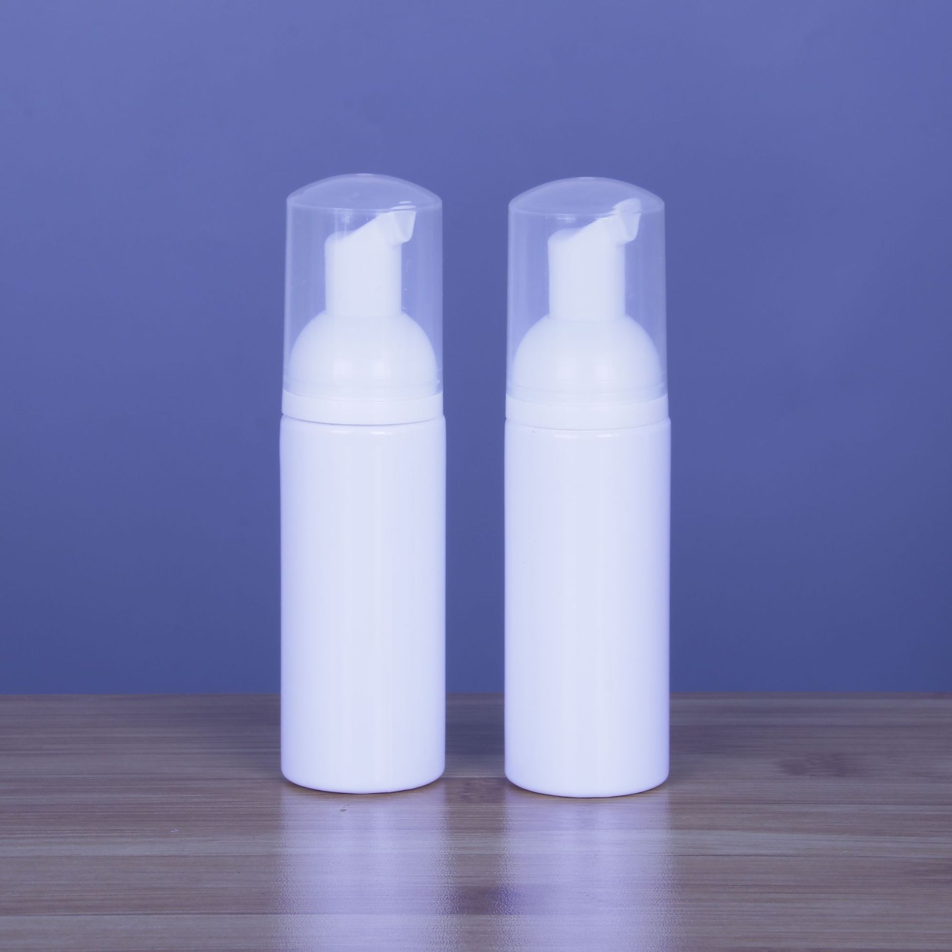 Cosmetic Packaging in stock 60-150ml mousse foaming bottle White Transparent cosmetic sub-bottle hand sanitizer bottle