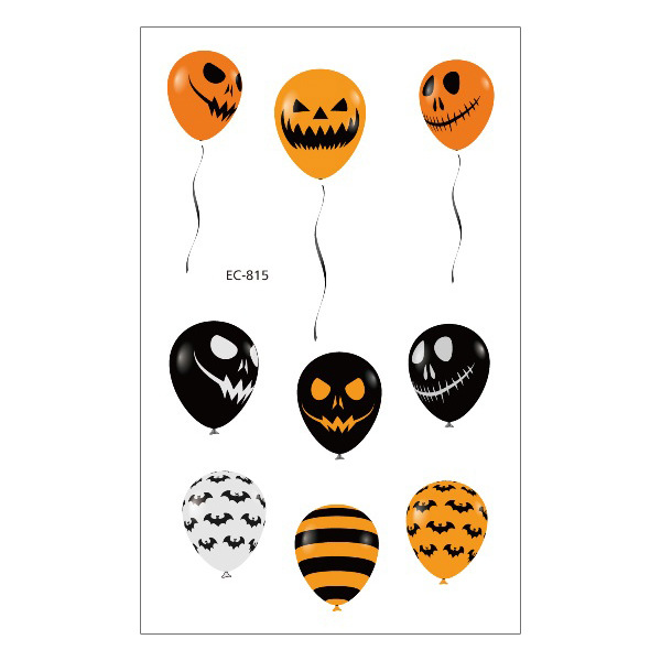Picture of New Halloween Tattoo Sticker Funny Cartoon Fun Children Tattoo Sticker Disposable Tattoo Sticker Disposable