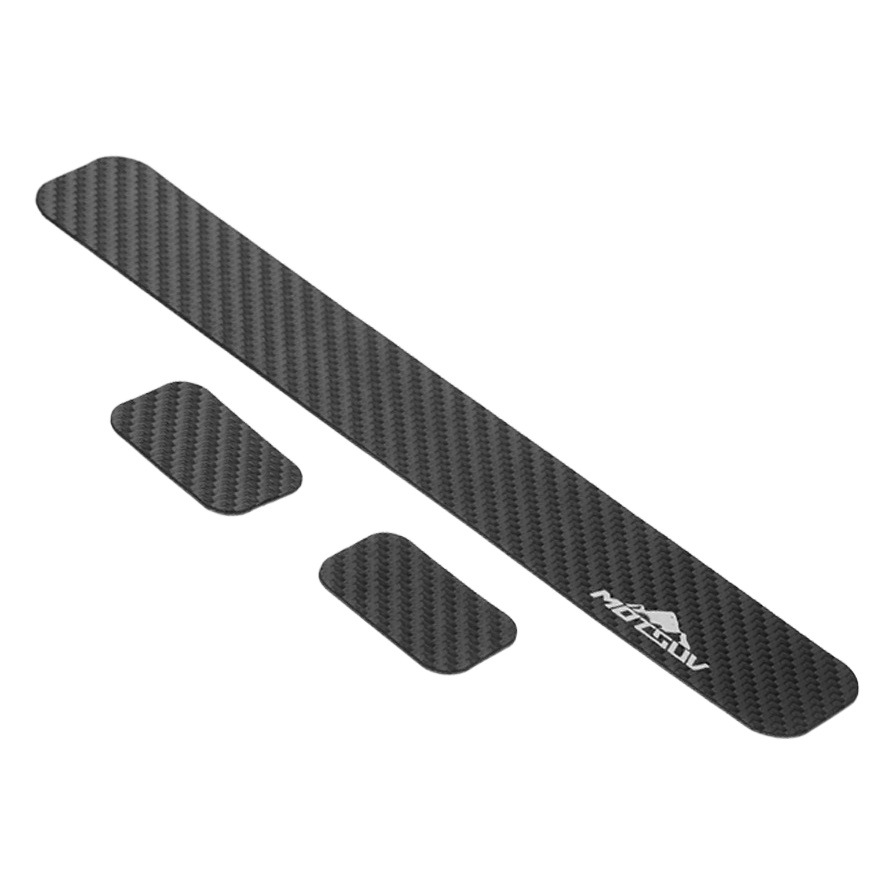 Bicycle Chain Guard Sticker, Frame Thickeneded Waterproof Carbon Pattern Protective Sticker, Road Bike Chain Front Fork Chain Guard