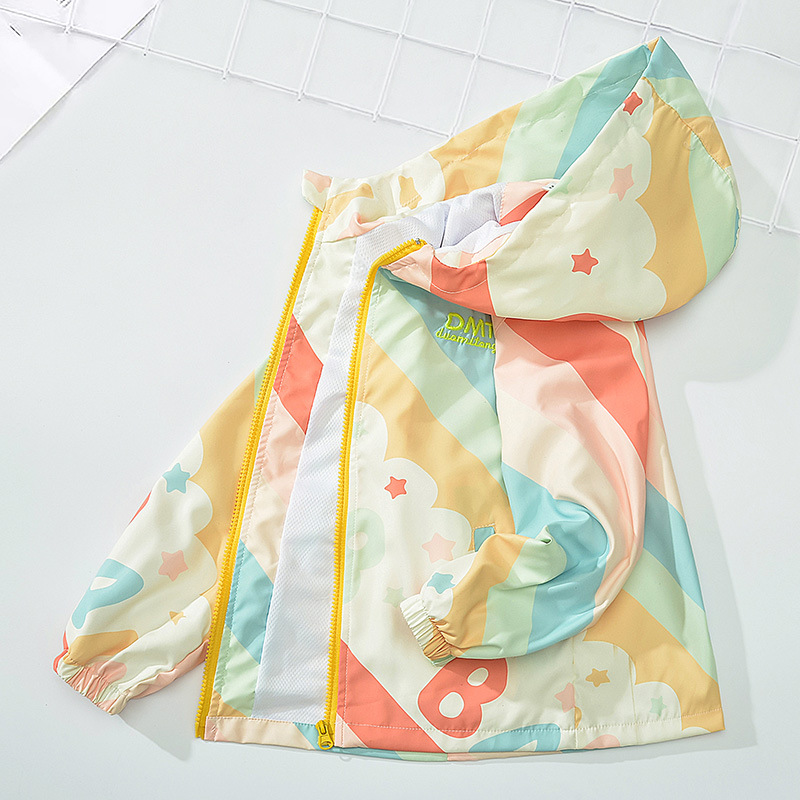 Picture of Girls' Coat 2025 Spring Children's Western-style Charge Clothes Thin Mid-range Children's Spring Jacket Girls' Trendy Brand Spring and Autumn