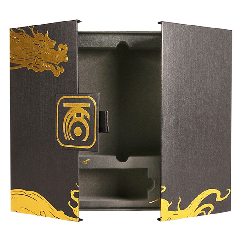 High-End Holiday Gift Blind Box Gift Box Custom Cosmetic Gift Box Double Door Flip Magnet Packaging Gift Box
