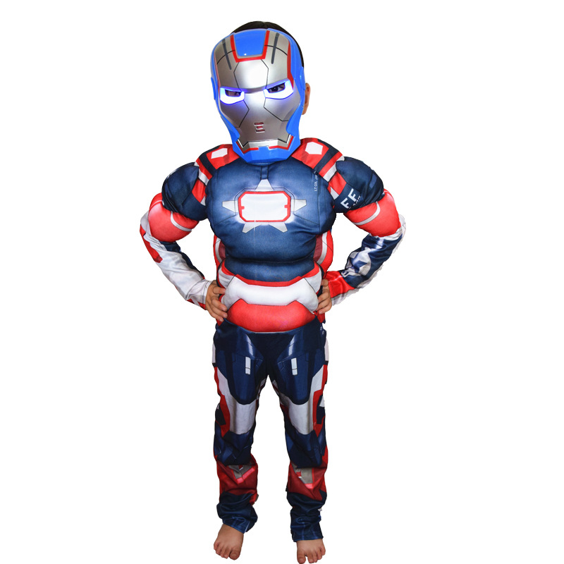 Picture of Spring and Autumn Iron Man Costume Stage Performance Suit Cosplay Children's Avengers Trendy Performance Costume