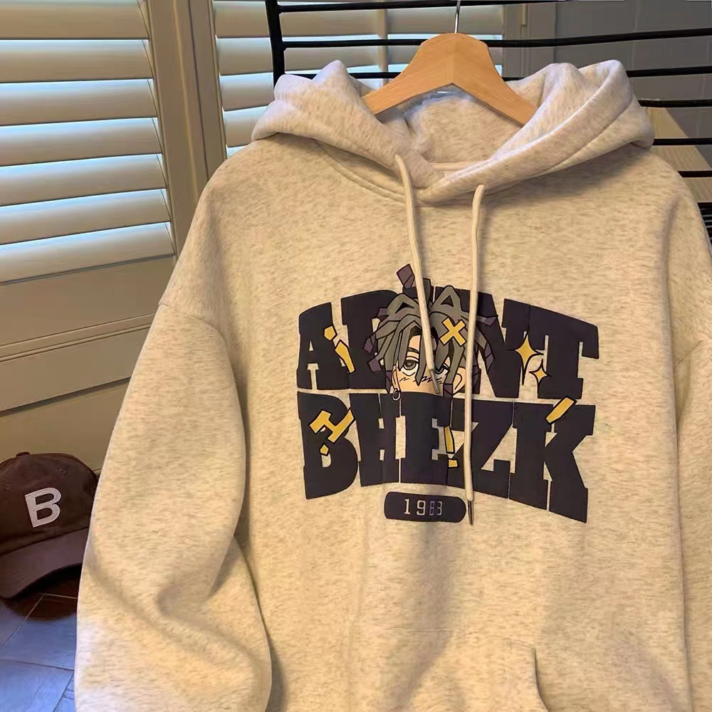 Picture of Children's clothing autumn and winter boys' hooded sweater fleece-lined thickened children's autumn long-sleeved shirt Western style coat