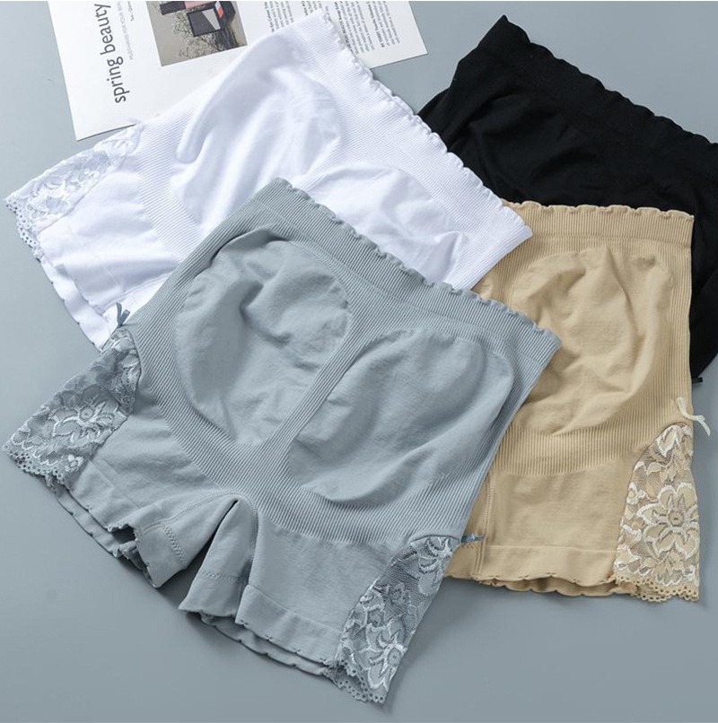 High waist bottoming safety pants boxers Joker cotton crotch thin panties ladies boxers average size foreign trade supply