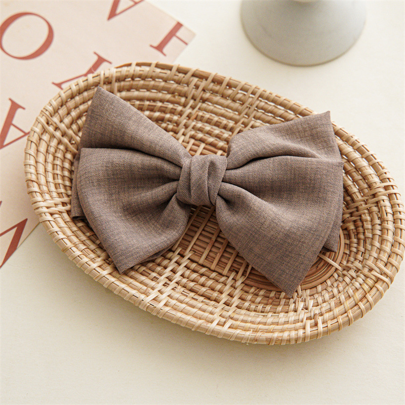 Picture of Headwear New Hairpin Knotted Bow Hairpin Women's Fabric Spring Clip Hairpin Wholesale Ready-Made Accessories