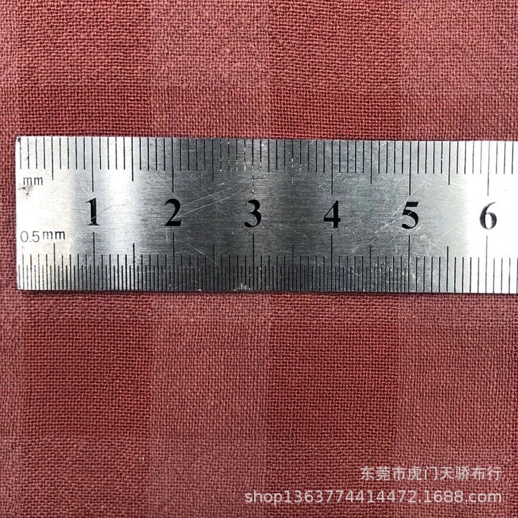 Spring and Summer New Style Woven Yarn-Dyed Plaid Polyester-Cotton-Linen Blended Fabric Shirt Dress Material Yarn-Dyed Fabric
