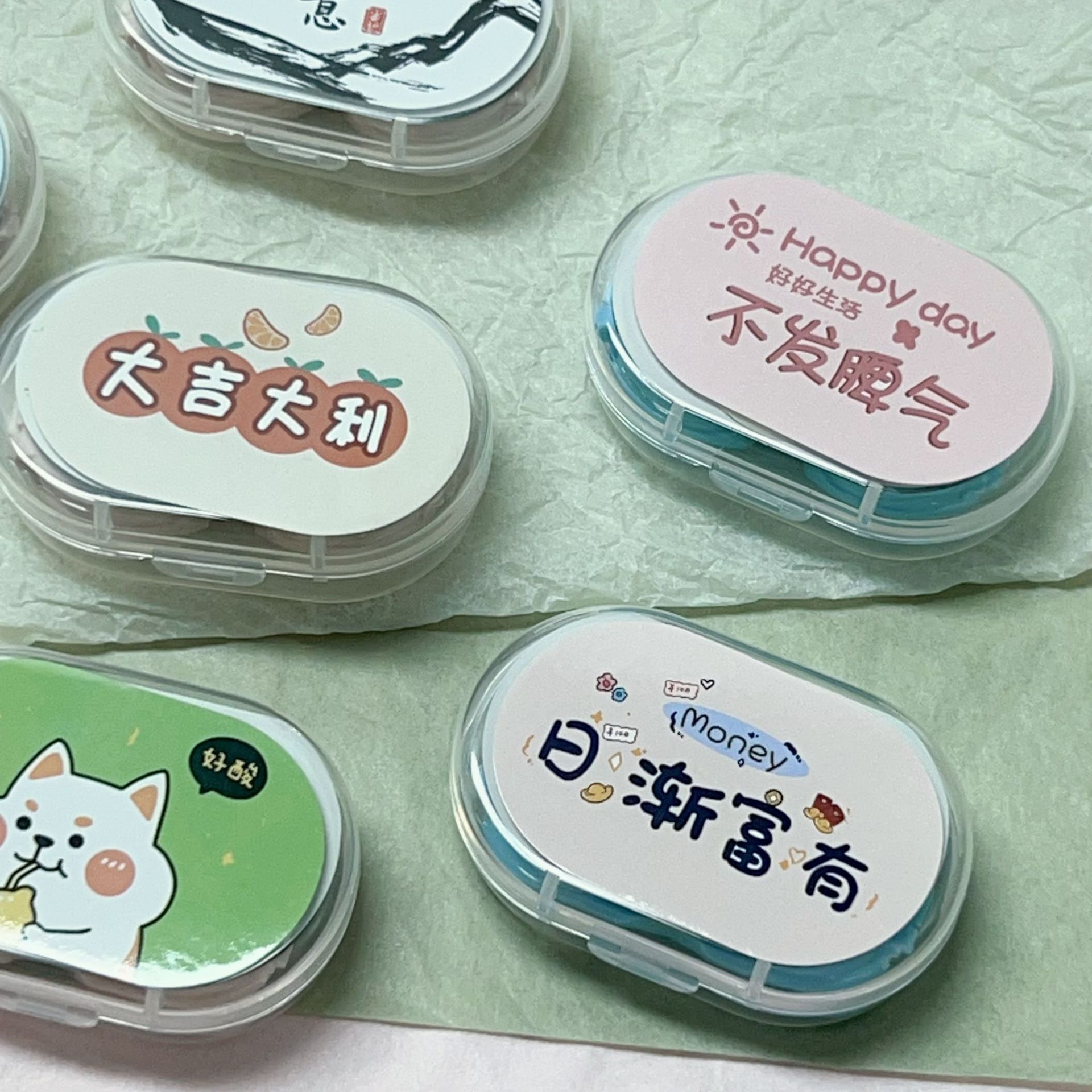 Picture of New Cartoon Cute Contact Lens Case with Mirror, Contact Lens Case, Double Box Companion Box 1713