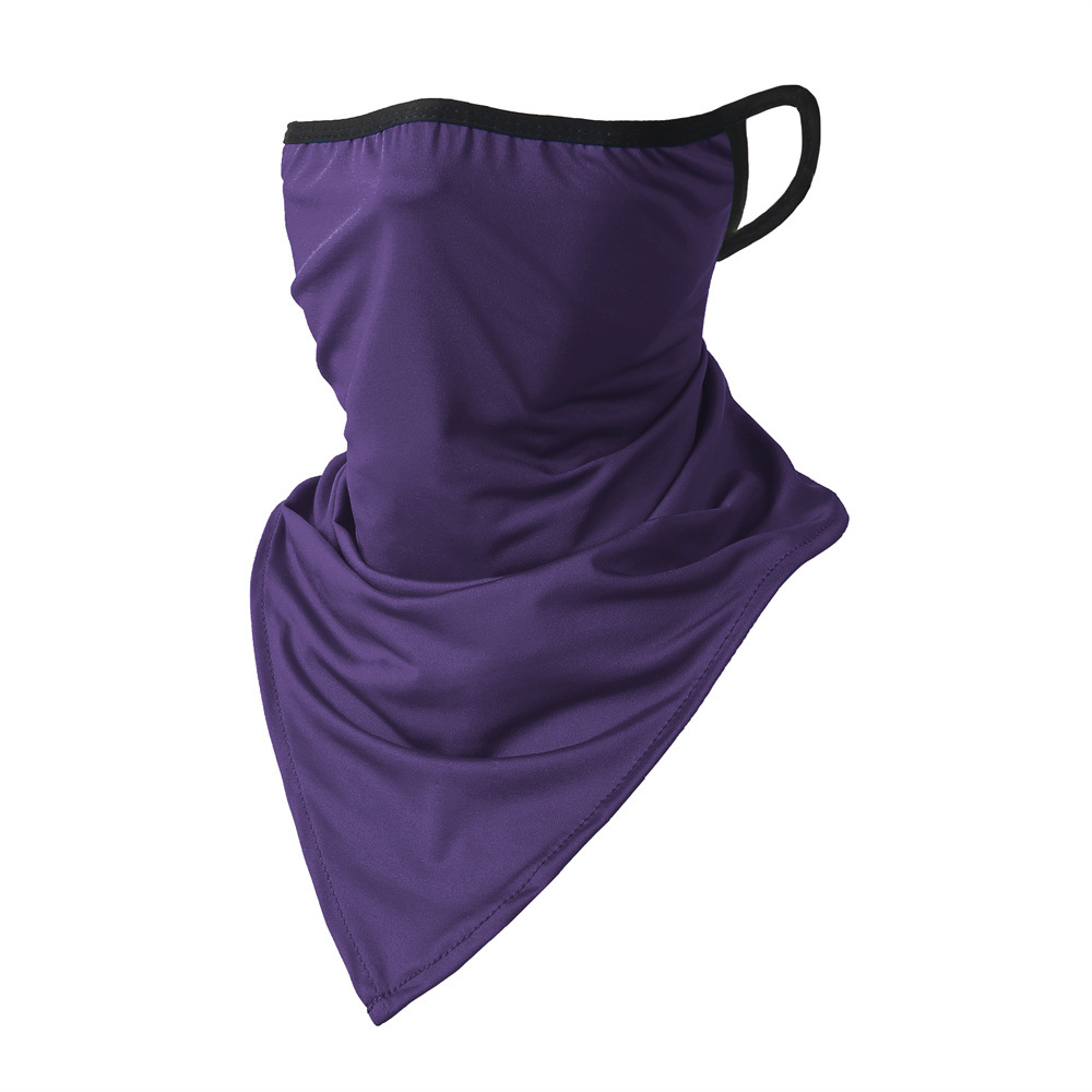 Picture of Outdoor riding triangle towel ice silk sunscreen hanging ear triangle towel summer sports outdoor breathable fishing camouflage mask