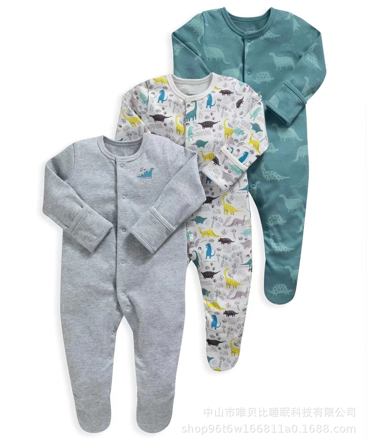 Picture of Baby's jumpsuit spring, summer, autumn and winter 0-12 months newborn's pure cotton Harbin clothes baby's base long crawling clothes