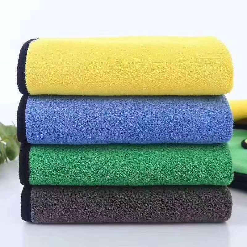 Picture of Car Wash Towel, Car Wipe Towel, Double-Sided Coral Velvet Cleaning Towel, Thickeneded Soft Absorbent Car Rag, Logo Can Be Added