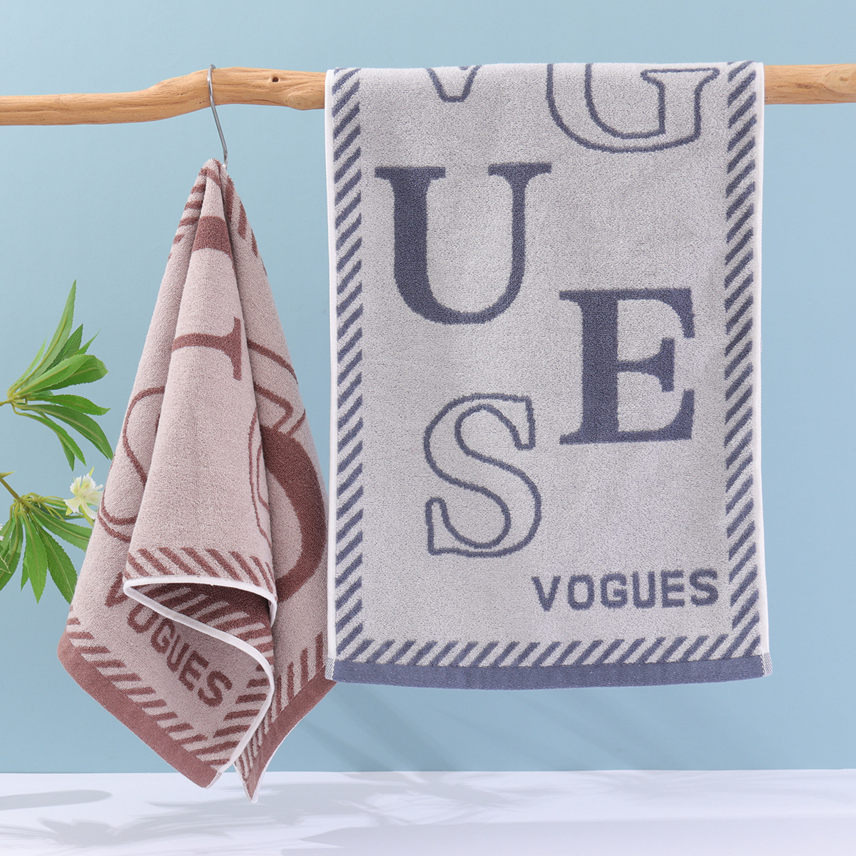 Picture of Gaoyang factory cotton European flower towel soft absorbent large face towel supermarket gift wholesale face towel household towel