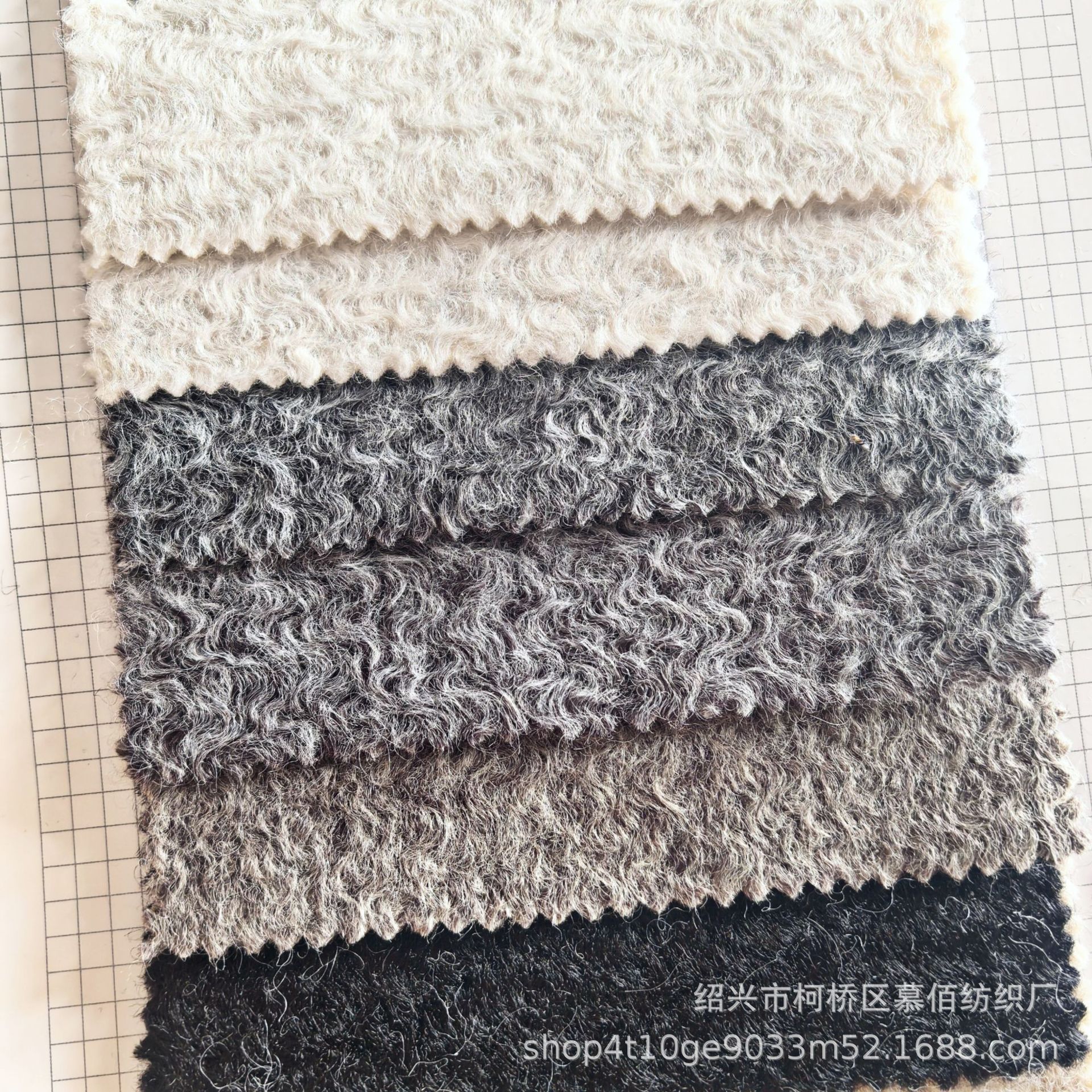 Picture of Pit wool, wavy patterns, women's clothing, children's jackets, home fur, coats, woolen fabric, fashionable fabric