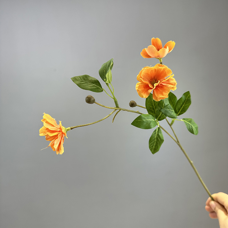 Picture of Cross-Border Popular Small Daisy Artificial Bouquet Dutch Chrysanthemum Wedding Home Photography Decoration Props Ornaments Pastoral Wildflower