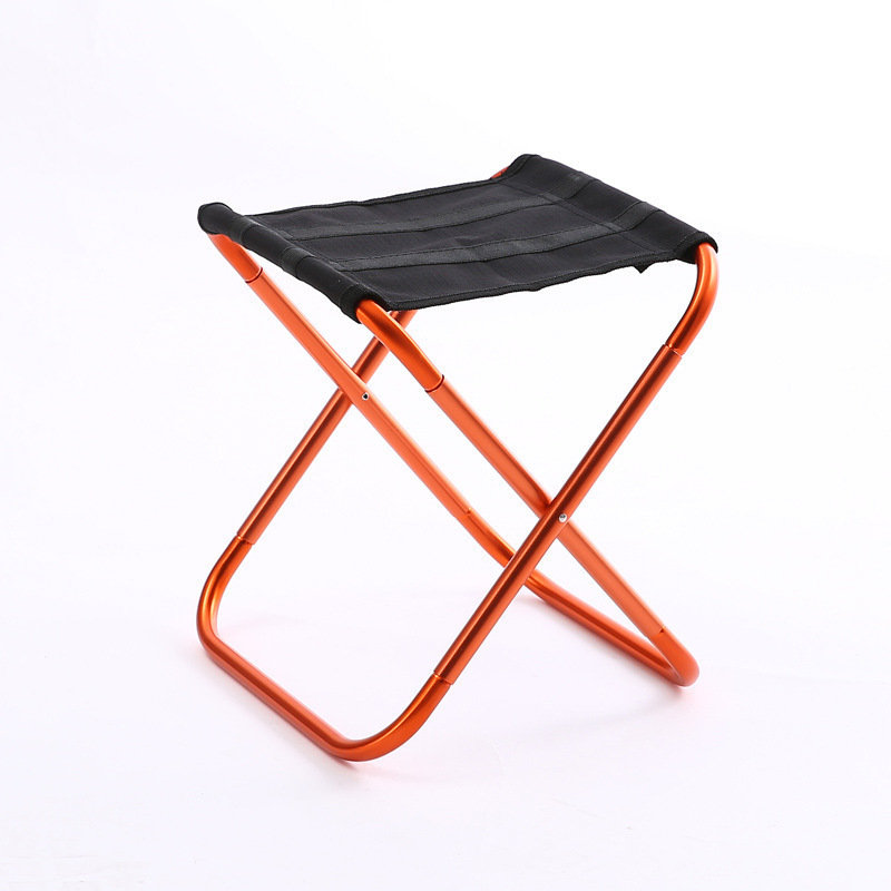 Picture of Cross-Border Outdoor Fishing Folding Stool, Mini Folding Stool, Aluminum Alloy Special Folding Chair with Backrest, Lightweight
