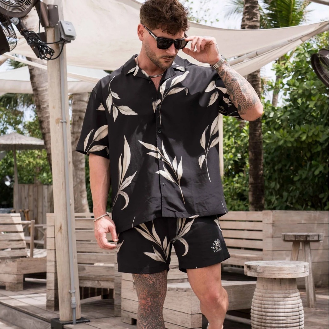 American fashion brand sports shorts men's outdoor fitness running leisure sports basketball shorts cross-border foreign trade