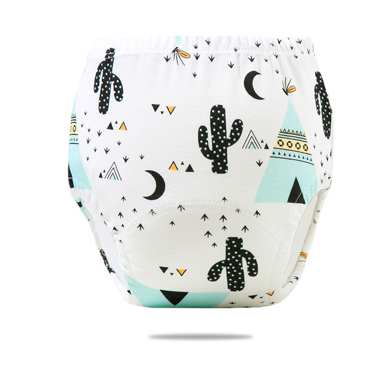 Picture of Toilet Training Pants Diaper Pants Baby Summer Diaper Pocket Universal Gauze Diaper Wet Artifact Washable Diaper Pants