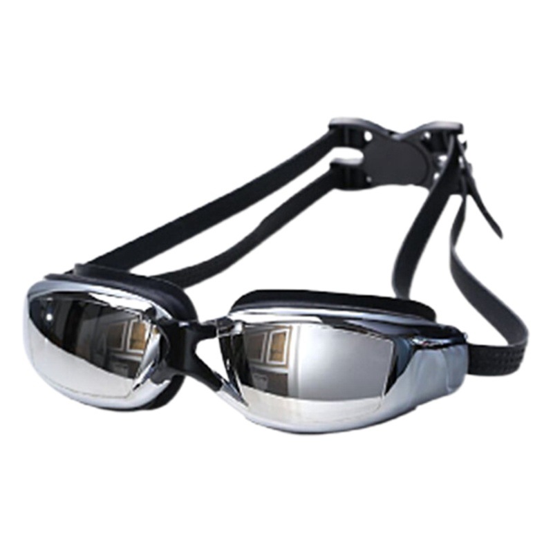 Adult Swimming Sports Training Goggles Myopia High-Definition Anti-Water Anti-Fog Glasses for Men and Women Large Frame High-Definition Anti-Fog
