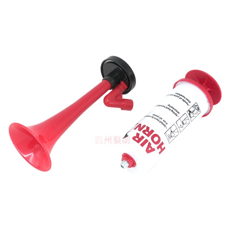 Fan horn stadium cheer pump horn football match treble hand push pneumatic horn manufacturer