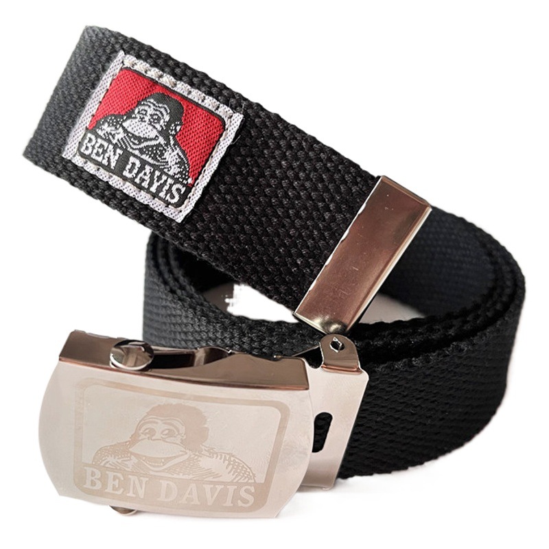 Gorilla Cloth Belt Men's Cloth Belt Automatic Buckle Retro Old Fashionable All-Match Jeans Japanese Canvas Belt Women