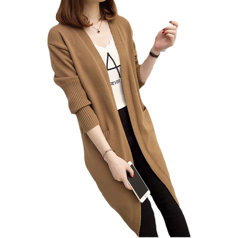 Women's Sweater Knitted Cardigan Lazy Wind Loose Outer Wear Jacket Spring and Autumn 2024 New Explosions Women's Top