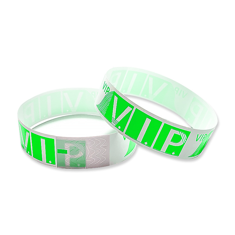 Picture of In stock disposable bracelet playground children's paradise color identification band PP synthetic paper outdoor waterproof wrist strap